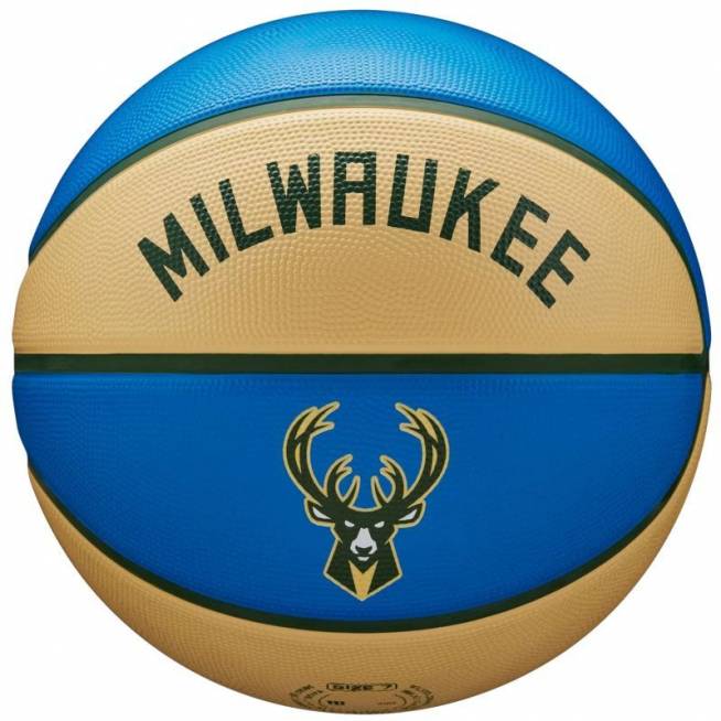 Wilson NBA Team City Edition Milwaukee Bucks kamuolys WZ4016517ID krepšinis