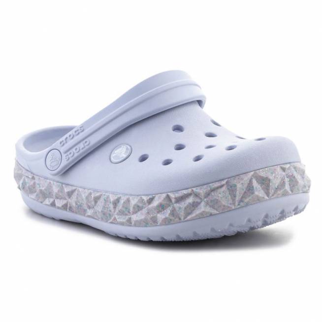 Crocs Crockband Geometric Glitter Band Clog Jr 210134-5AF šlepetės