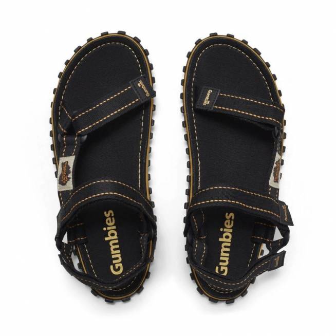 Gumbies Tracker Sandalai Unisex Black M GU-SATRA001