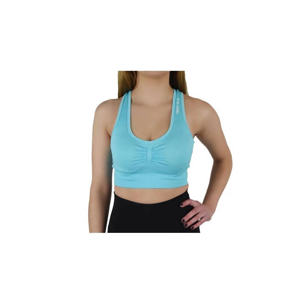 GymHero Miami Cute Bra W BASIC-BABYBLUE