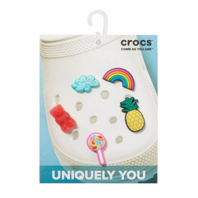 Crocs Jibbitz™ Happy Candy 5 pakuotės smeigtukai 10008077