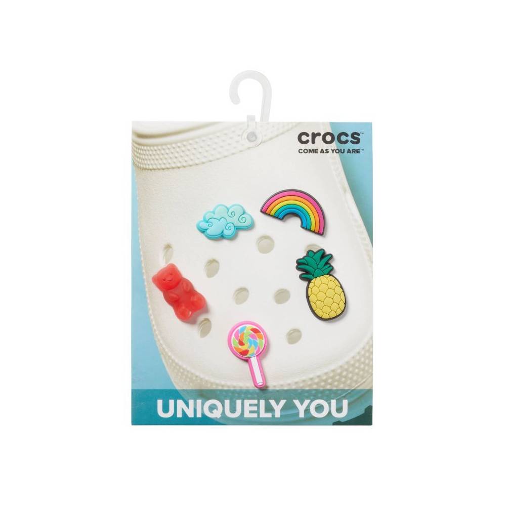 Crocs Jibbitz™ Happy Candy 5 pakuotės smeigtukai 10008077