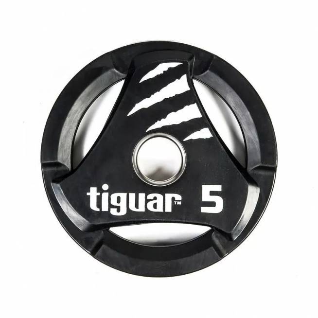 Olimpinė plokštė tiguar PU 5 kg TI-WTPU00500