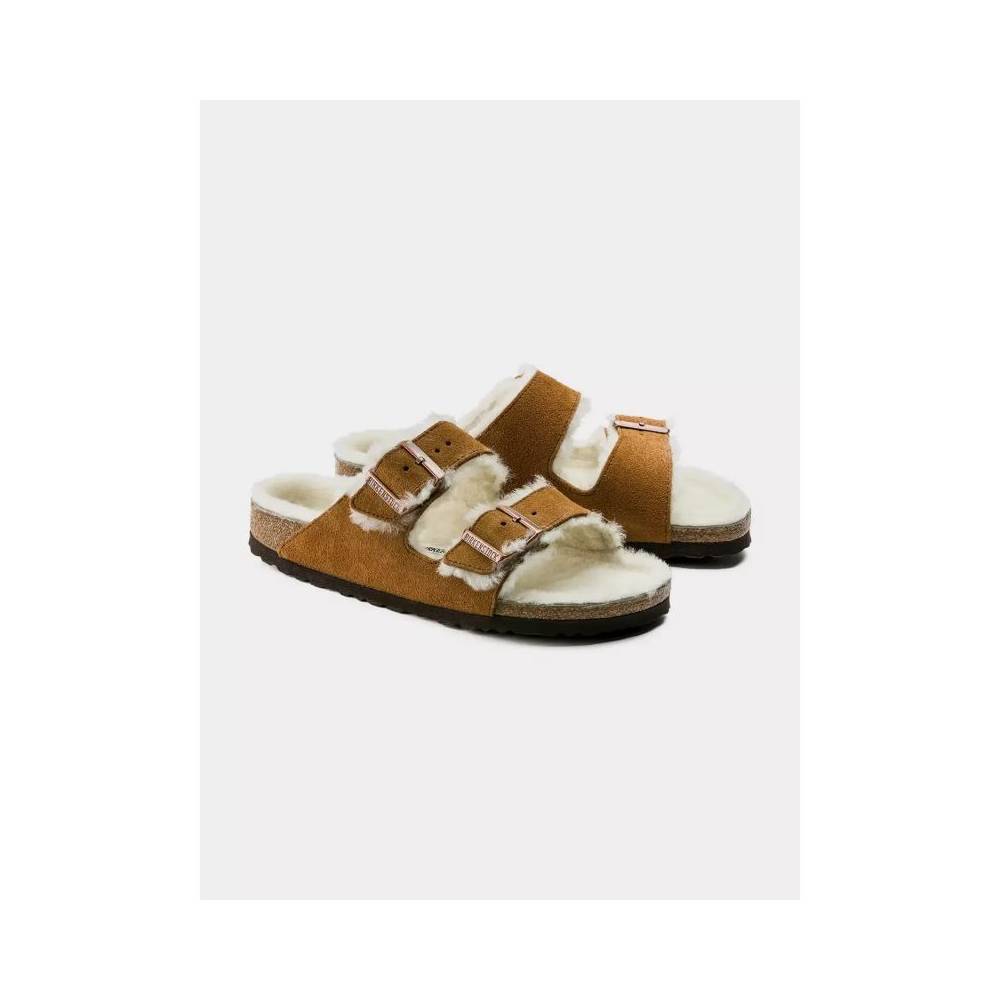 Birkenstock Arizona Shearling Mink W 1001135 šlepetės