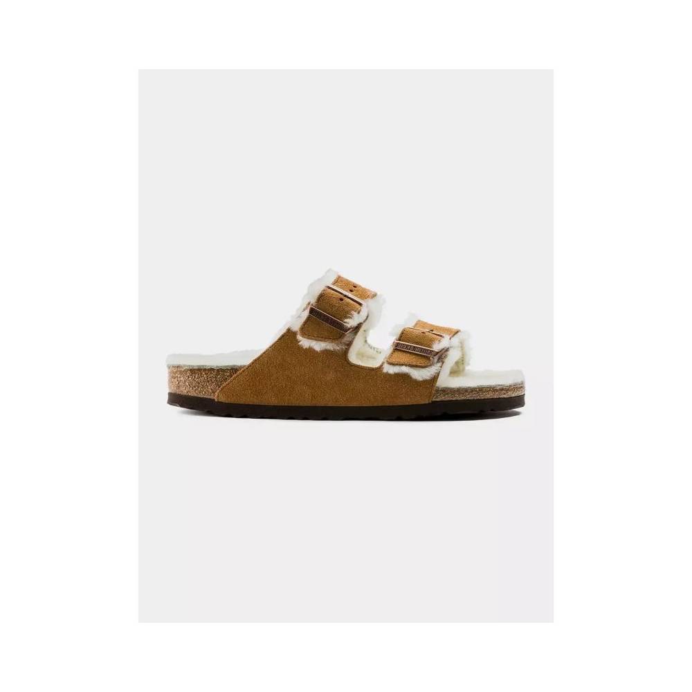 Birkenstock Arizona Shearling Mink W 1001135 šlepetės