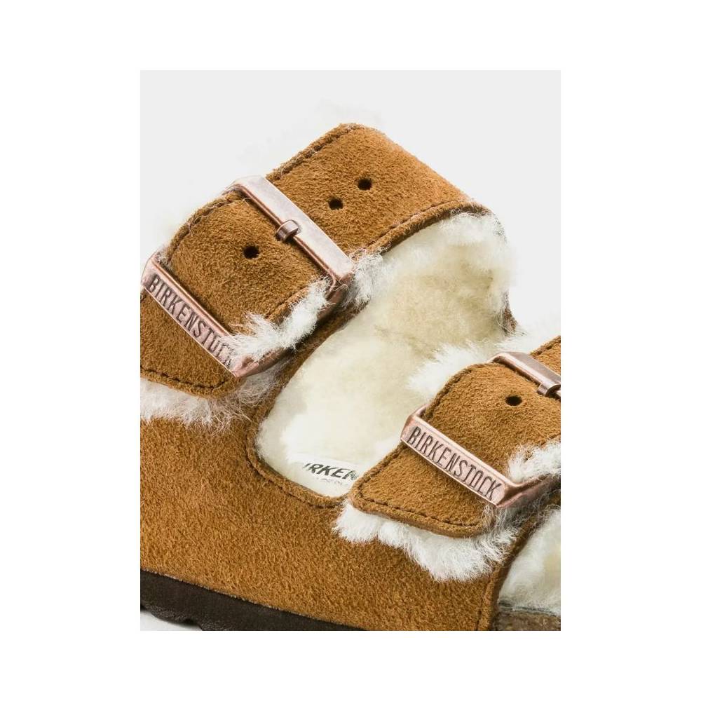 Birkenstock Arizona Shearling Mink W 1001135 šlepetės