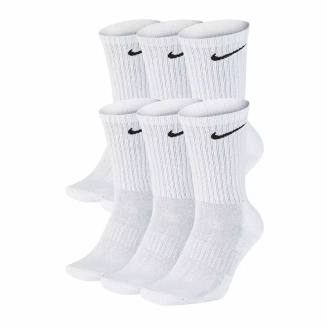 Nike Everyday Cushion Crew 6Pak SX7666-100 kojinės