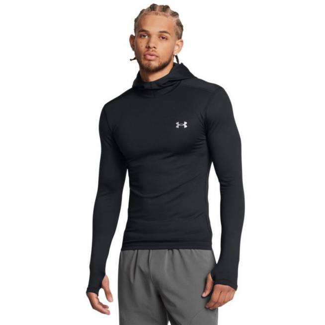 Under Armour UA CG Elite Scuba Hoodie M 1386944-001 Treniruočių marškinėliai