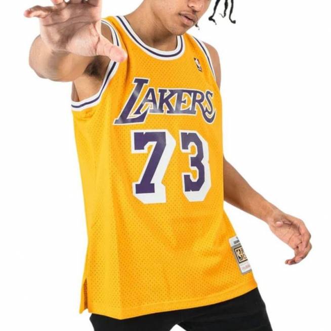 Mitchell & Ness Los Angeles Lakers NBA Swingman marškinėliai Lakers 1998 Dennis Rodman M SMJYCP20064-LALGOLD98DRD