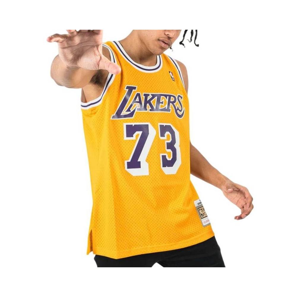 Mitchell & Ness Los Angeles Lakers NBA Swingman marškinėliai Lakers 1998 Dennis Rodman M SMJYCP20064-LALGOLD98DRD