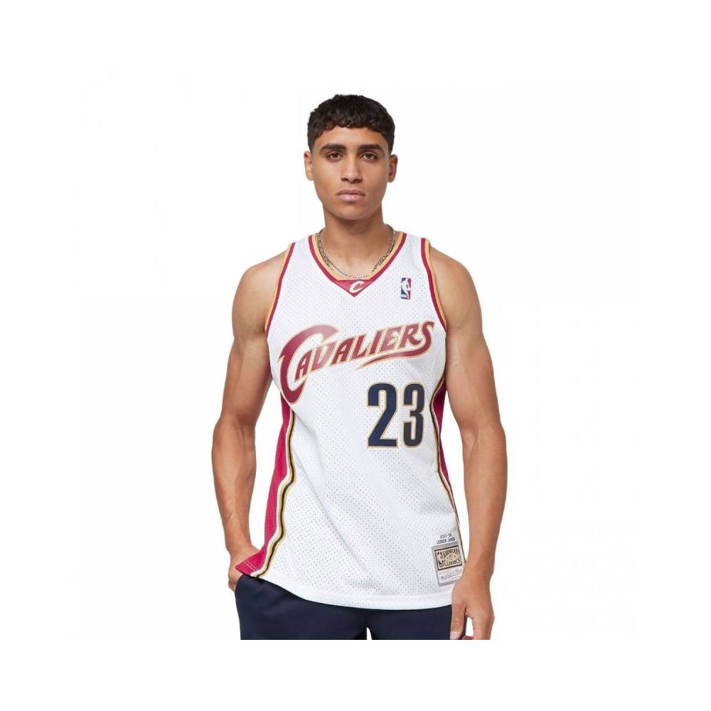 Mitchell & Ness NBA Swingman marškinėliai Cavaliers 03 Lebron James M SMJYCP19209-CCAWHIT03LJA