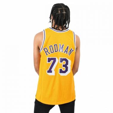 Mitchell & Ness Los Angeles Lakers NBA Swingman marškinėliai Lakers 1998 Dennis Rodman M SMJYCP20064-LALGOLD98DRD