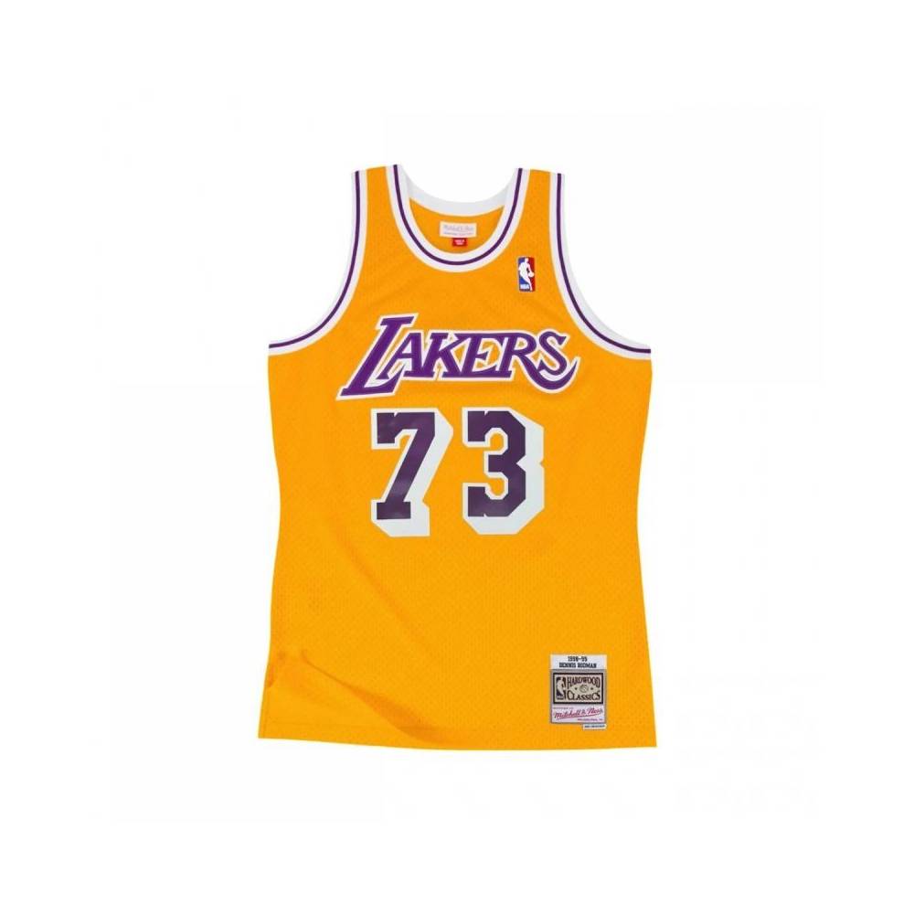 Mitchell & Ness Los Angeles Lakers NBA Swingman marškinėliai Lakers 1998 Dennis Rodman M SMJYCP20064-LALGOLD98DRD