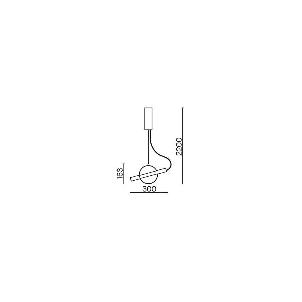 Šviestuvas kabinamas Maytoni Enigma MOD150PL-L5W3K, 5 W, LED, 3000 °K