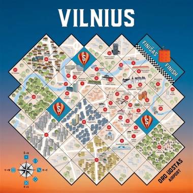 Stalo žaidimas Įdomiausios kelionės po Lietuvą Vilnius