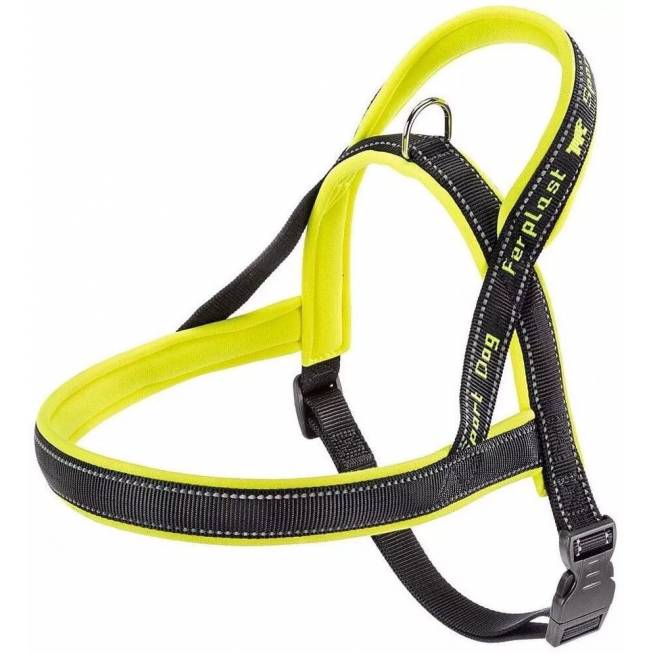 Petnešos Ferplast Sport Dog P, geltona, 690 - 860 mm, M