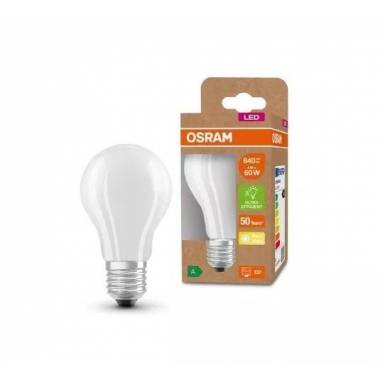 Lemputė Osram LED, A60, šiltai balta, E27, 4 W, 840 lm