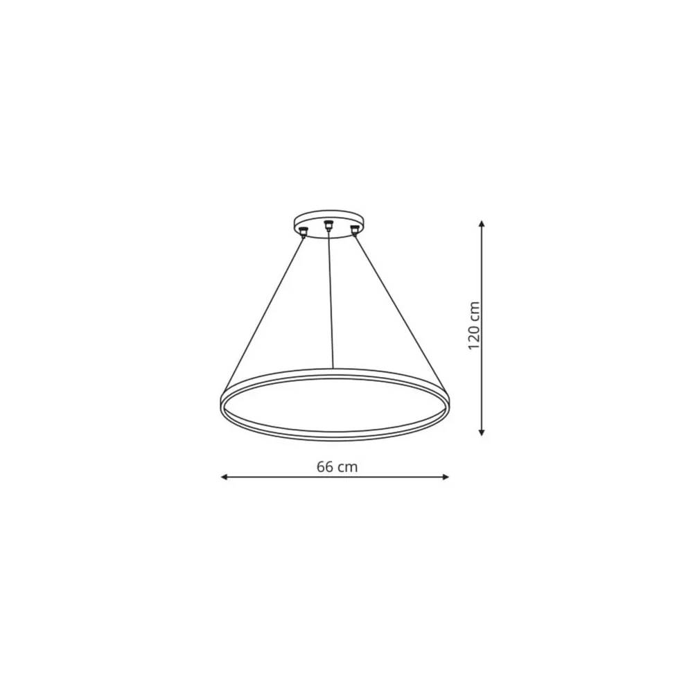 Šviestuvas lubų Light Prestige Ring, 35 W, LED, 3 - 6K