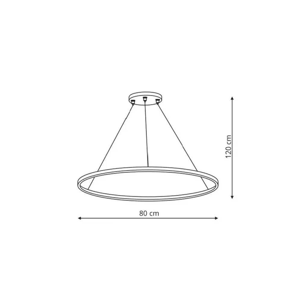 Šviestuvas lubų Light Prestige Ring, 48 W, LED, 3 - 6K