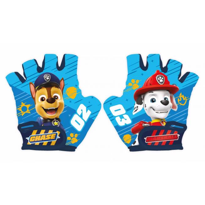 Dviratininko pirštinės Paw Patrol, mėlynos