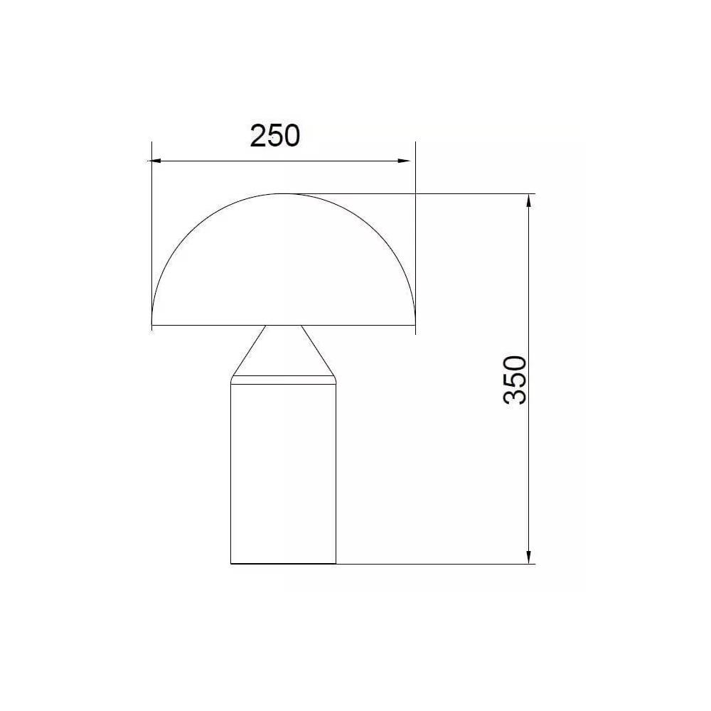 Stalinis šviestuvas Domoletti T21067A, E27, pastatomas, 40W