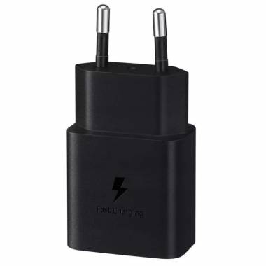 Adapteris Samsung EP-T1510, USB Type C, juoda, 15 W