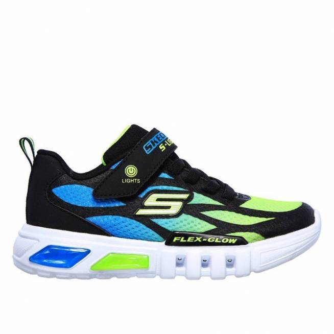 Skechers S Lights batai: Flex-Glow-Dezlo JR 400016L-BBLM