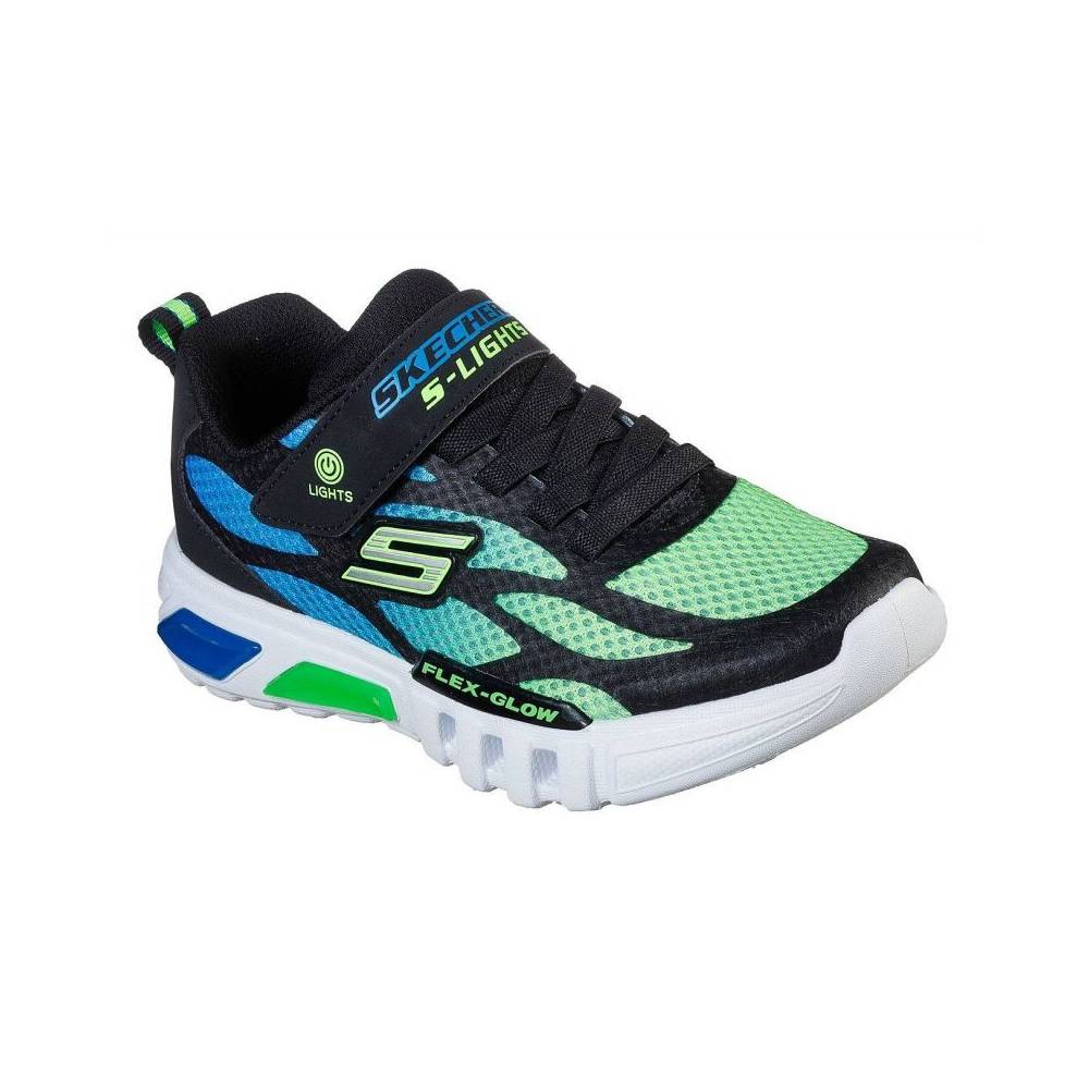 Skechers S Lights batai: Flex-Glow-Dezlo JR 400016L-BBLM