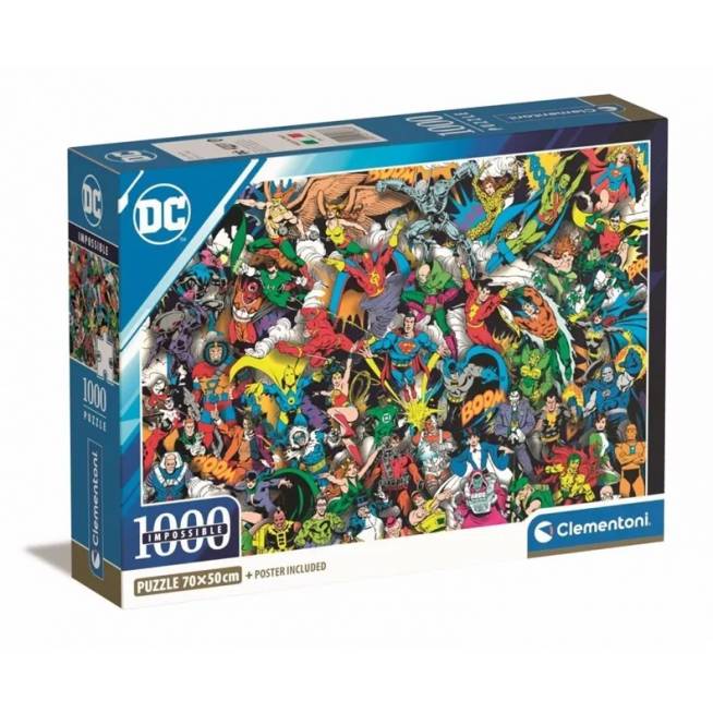 Dėlionė Clementoni DC Comics Justice League 39863, vaikams, 50 cm x 70 cm