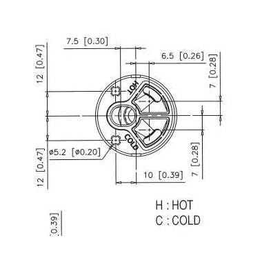 - Spalva ø 40 mm - termostatas