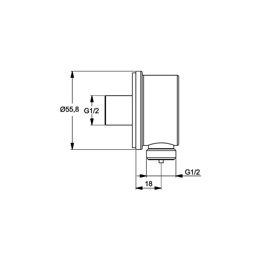 "Ideal Standard" dušo lizdas IdealRain B9448AA