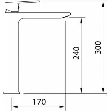 "Clever Agora Xtreme 60706" praustuvo maišytuvas