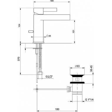 "Webert" praustuvo maišytuvas DoReMi DR830102015