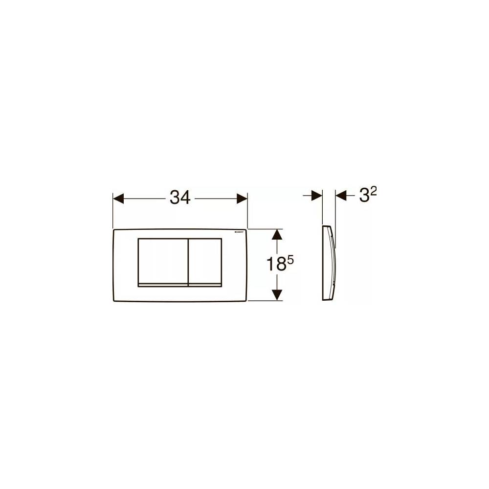 "Geberit Twinline 30" 115.899.KJ.1