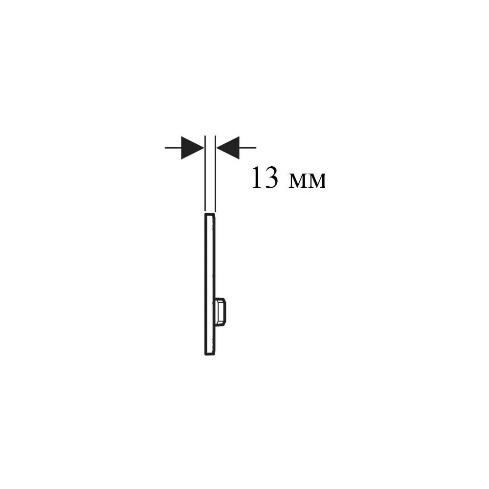 "Geberit" klozeto nuleidimo rankenėlė Sigma 50 115.788.SD.2