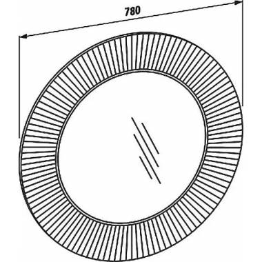 Laufen spogulis cartel 3.8633.1.082.000.000.1