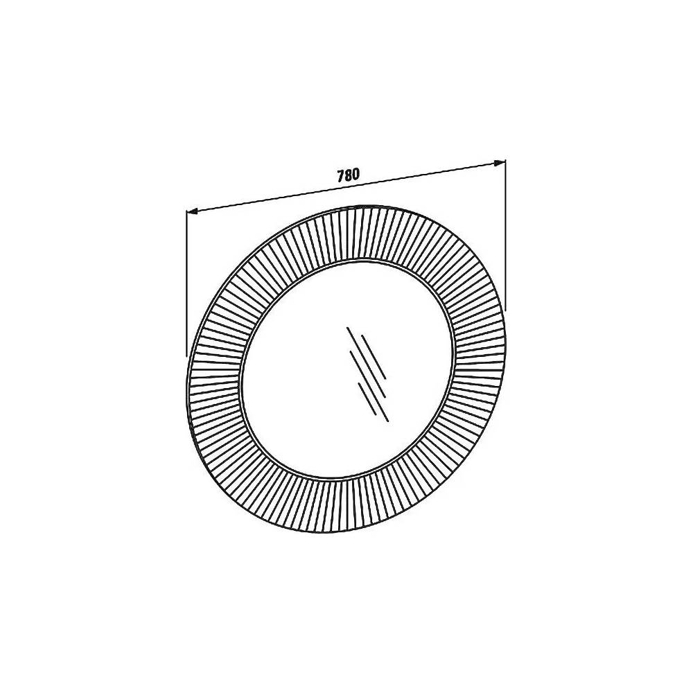 Laufen spogulis cartel 3.8633.1.084.000.000.1