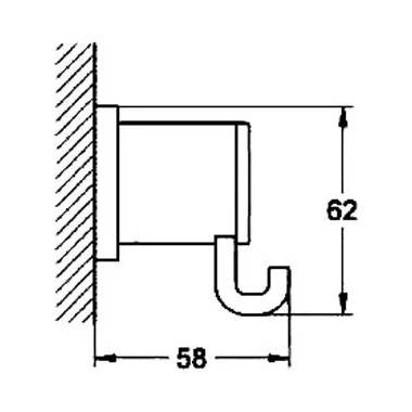 Grohe āķis Allure 40284000