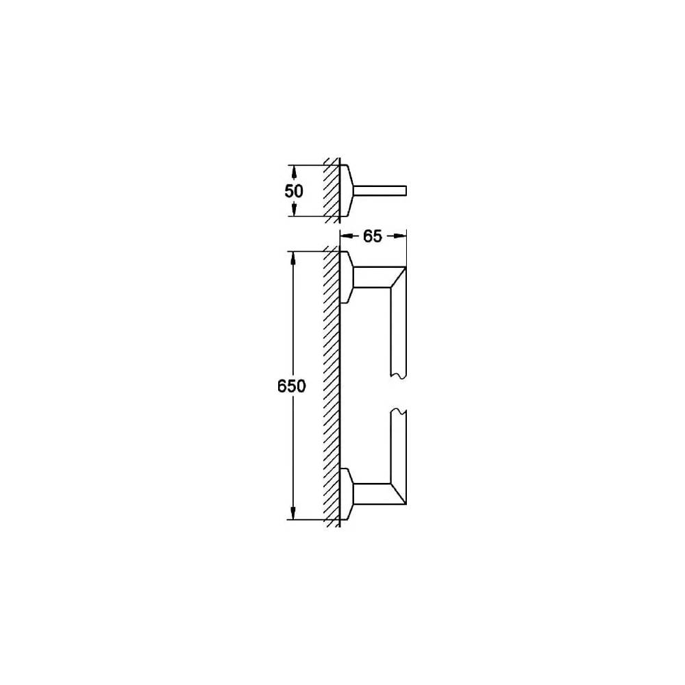 "Grohe" rankšluosčių laikiklis "Allure Brilliant" 40497000