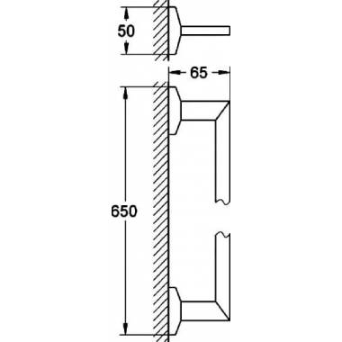 "Grohe" rankšluosčių laikiklis "Allure Brilliant" 40497000