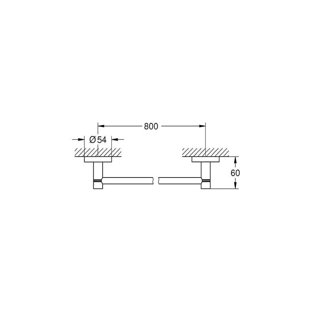 "Grohe" rankšluosčių laikiklis "Essentials" 40386001