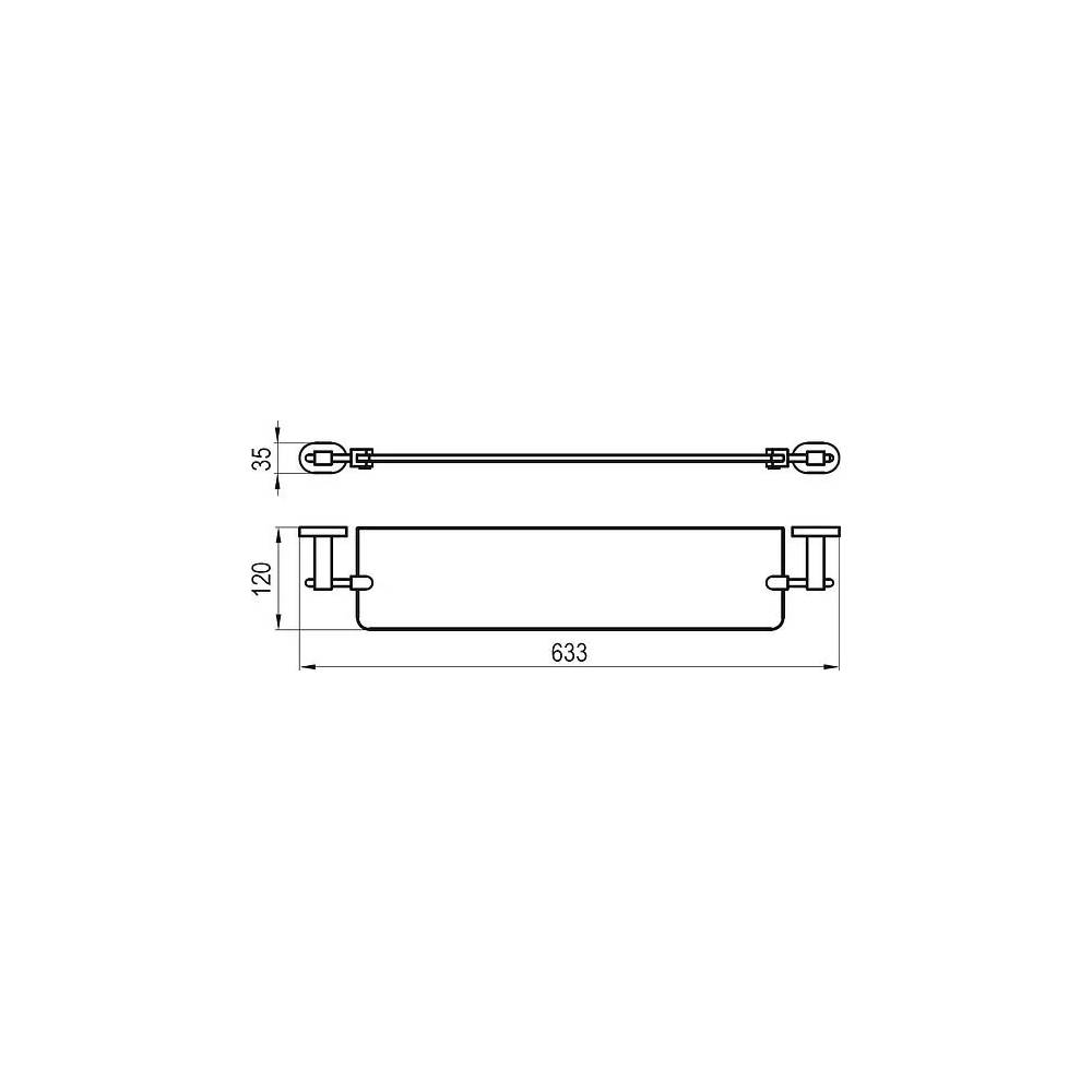 Ravak lentyna Chrome CR 500.00