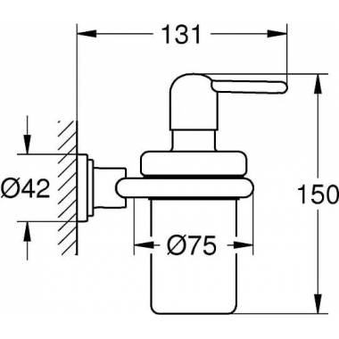 "Grohe" dozatoriai "Atrio" 40306000