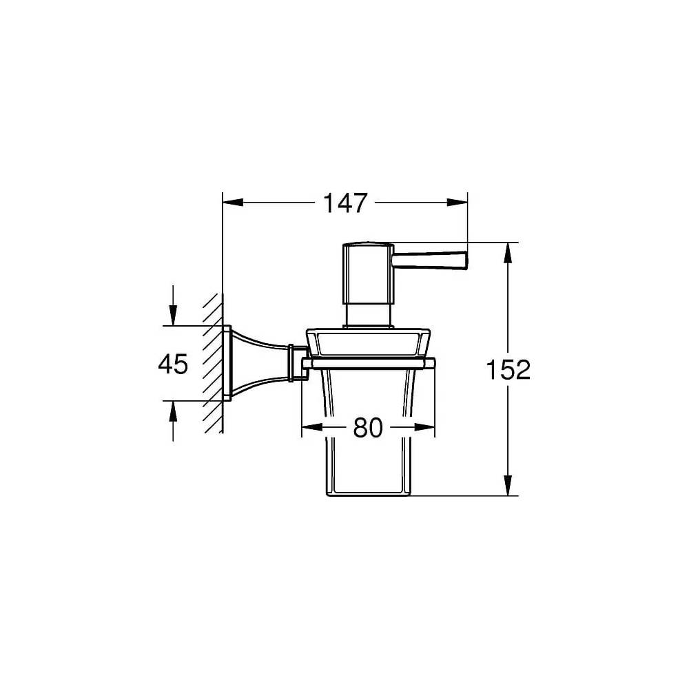 "Grohe" dozatoriai "Grandera" 40627IG0