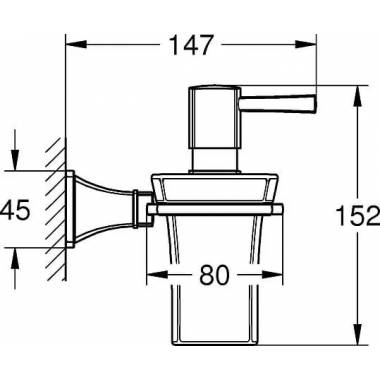 "Grohe" dozatoriai "Grandera" 40627IG0