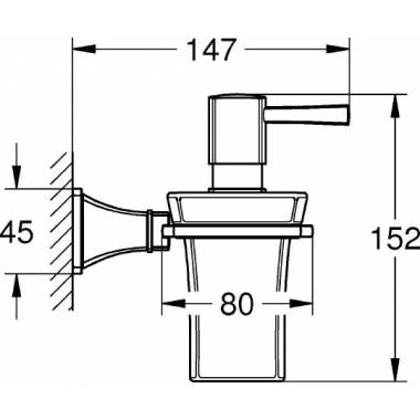 "Grohe" dozatoriai "Grandera" 40627000