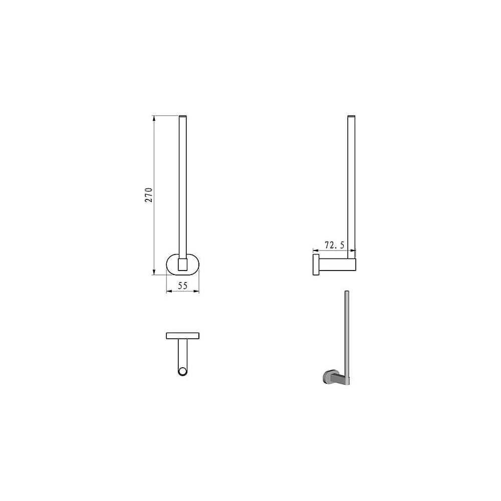 Ravak Tualetinio popieriaus laikiklis Chrome CR 420.00