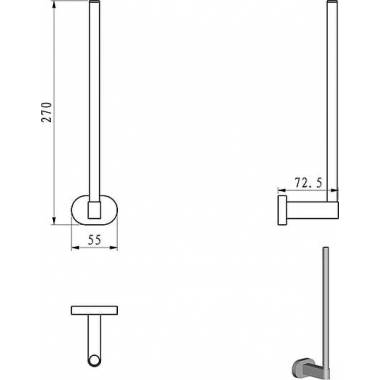 Ravak Tualetinio popieriaus laikiklis Chrome CR 420.00