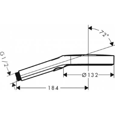 "Hansgrohe Rainfinity" rankinis dušas 26864000