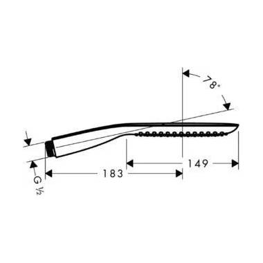 "Hansgrohe PuraVida" rankinis dušas 28558000